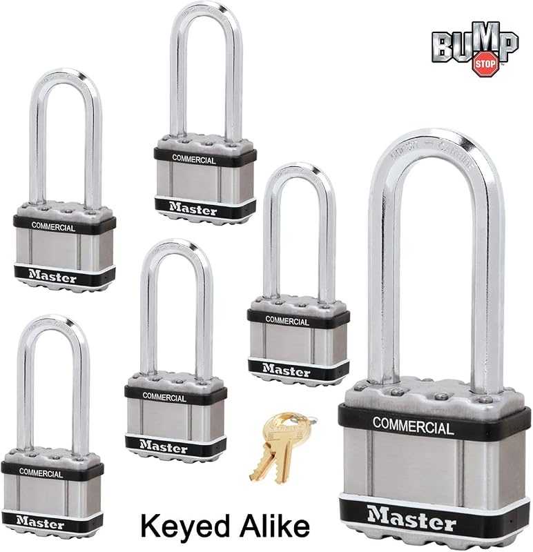Candado Magnum Master Lock 2" 6 cerraduras