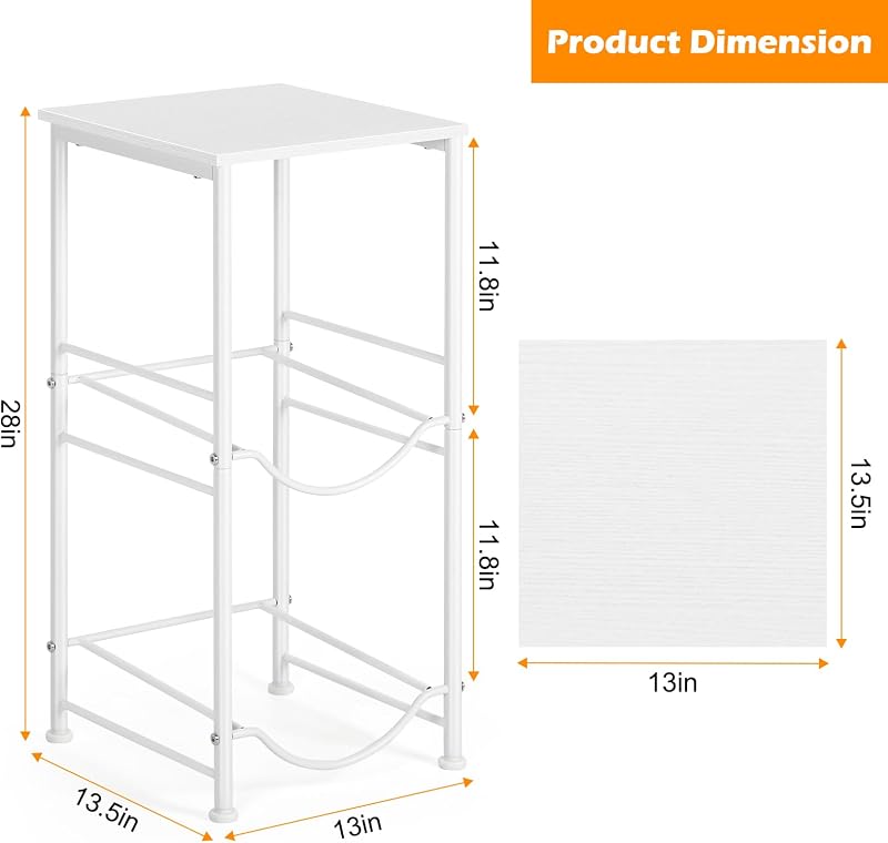 Soporte jarra 5gal con estante metal blanco cocina