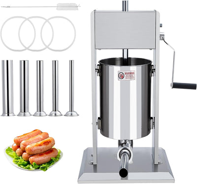 Máquina salchichas acero inox 11lb doble velocidad