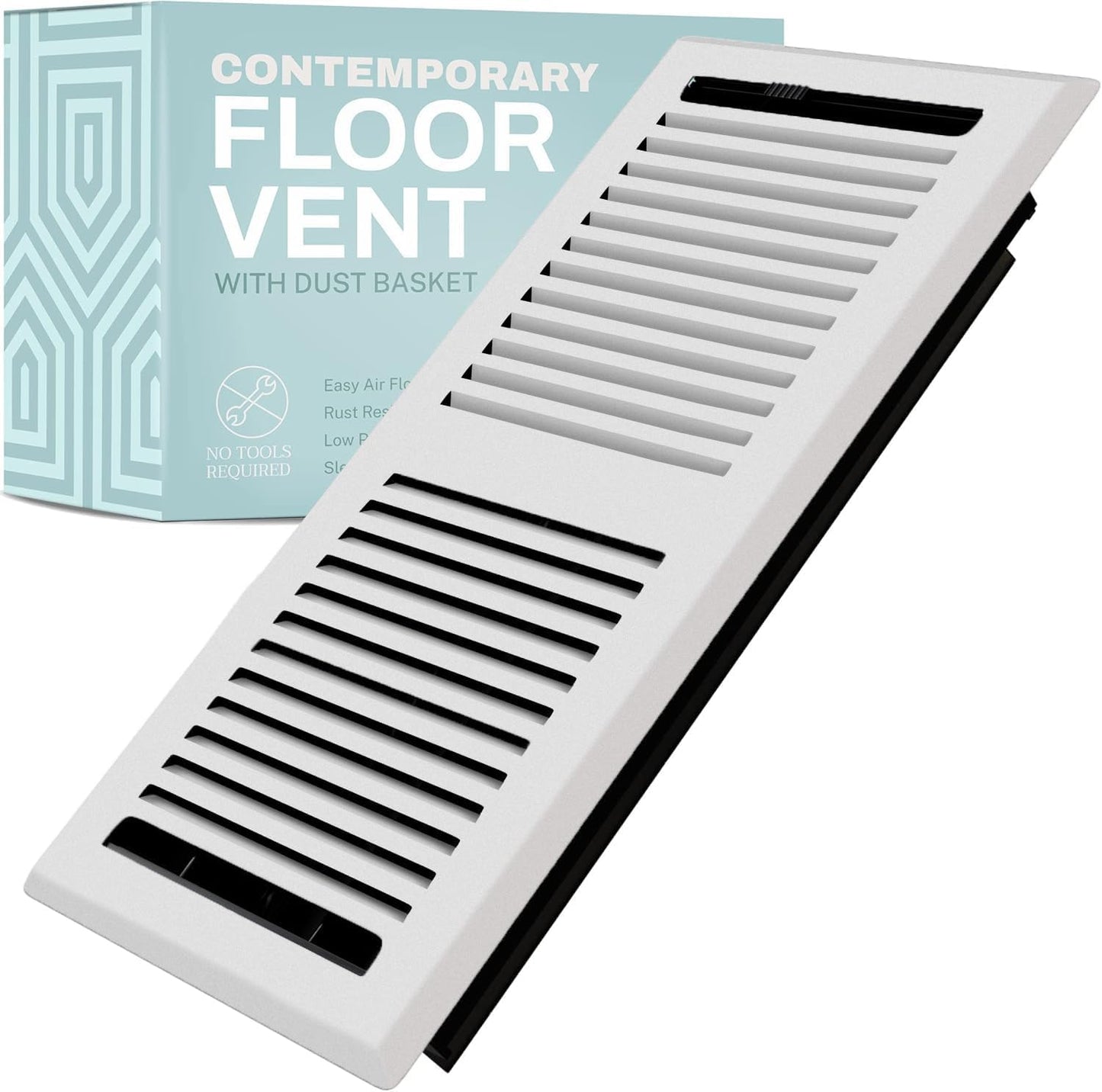 Cubiertas ventilación piso 4x10pulg malla trampa calor