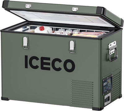Refrigerador portátil 45L CC 12/24V CA 110-240V compresor