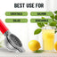 Exprimidor cítricos acero inox grande con agarre antiderrap