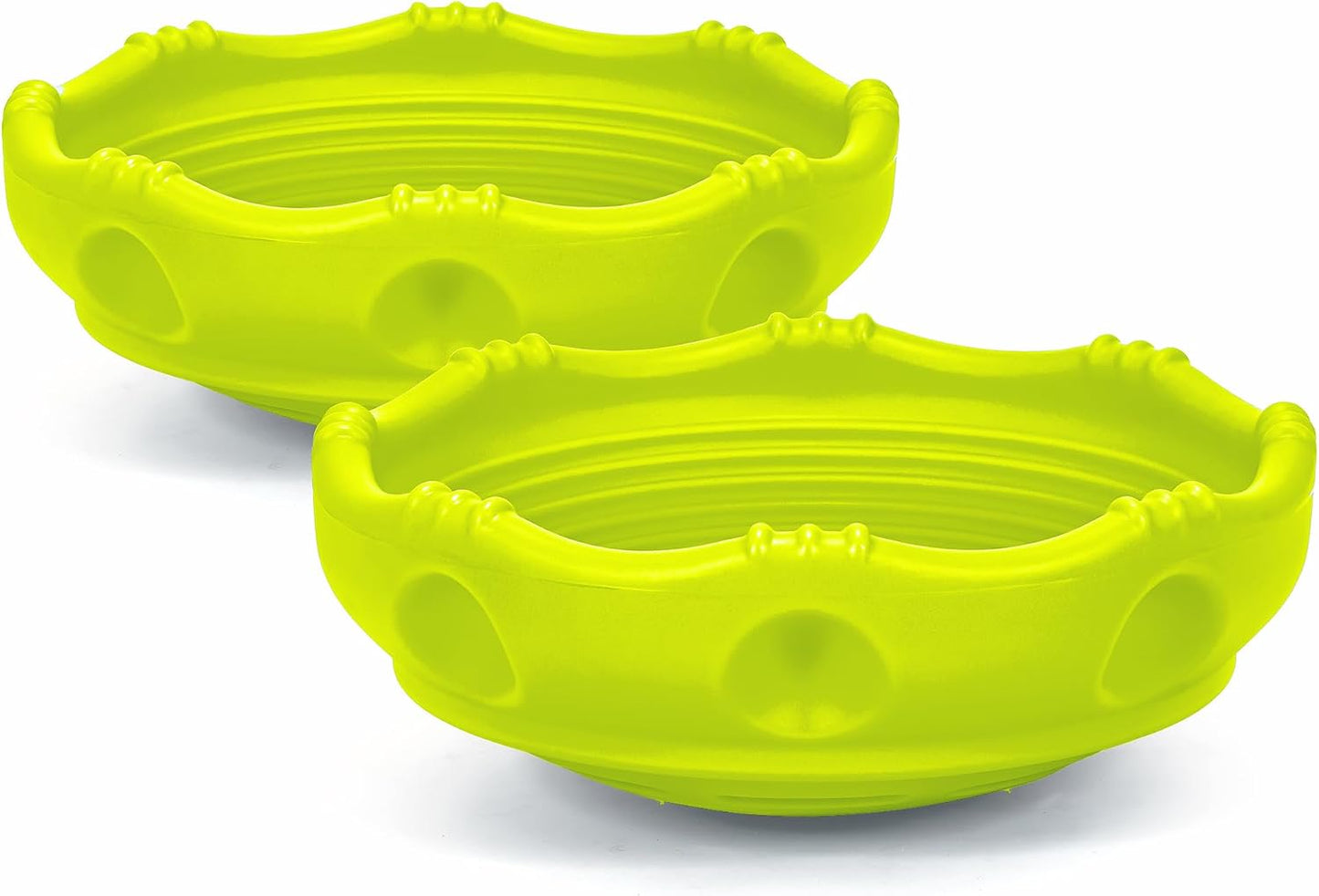 2 Discos Oscilantes Cúpula Escalada Niños Amarillo/Verde