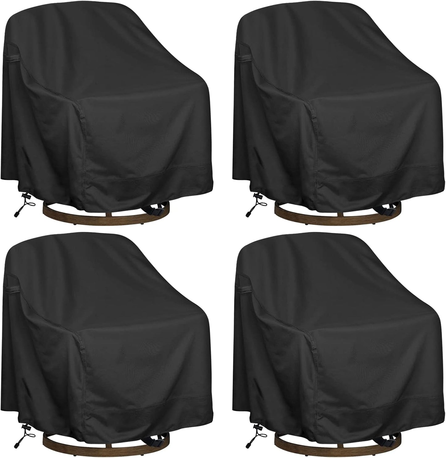 Fundas sillas salón exterior impermeables pack 4 33x35x38.5