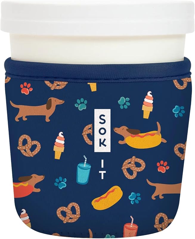 Funda neopreno aislada para helado con dientes calientes