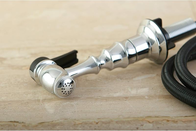 Pulverizador grifo cocina cromo pulido