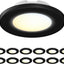 Luz LED empotrada 4" 120V 60W 5CCT pasillo baño cocina