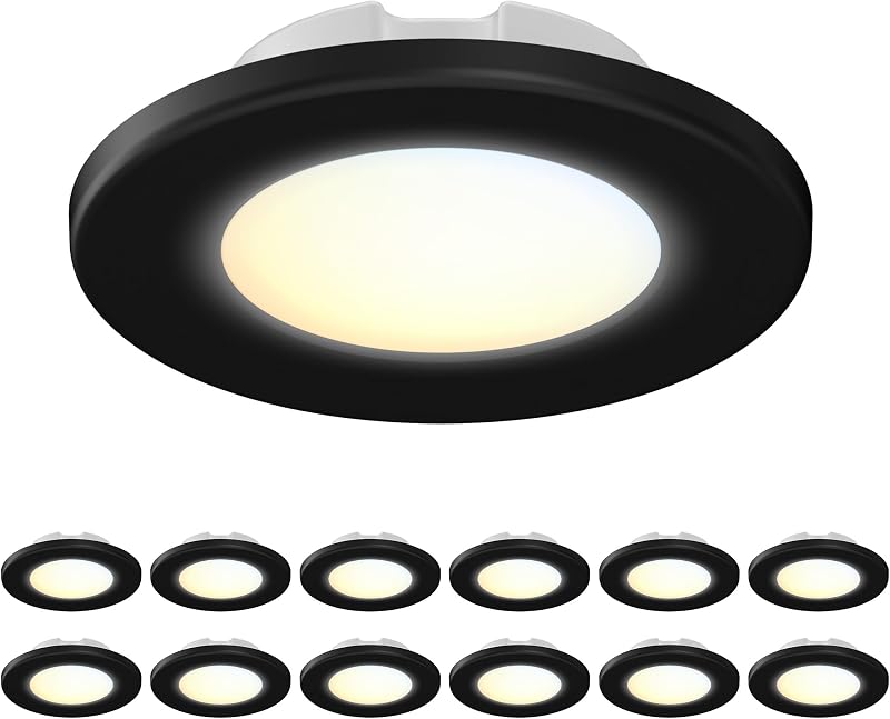 Luz LED empotrada 4" 120V 60W 5CCT pasillo baño cocina