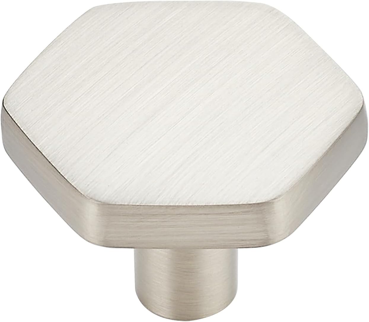 30 Pomos Plateados para Gabinete de Cocina Sólidos