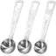 3 Cucharas Medidoras Acero Inox 0.1-0.3oz