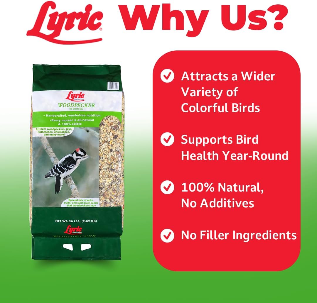 Semillas para aves sin desperdicio con frutos secos 20lb