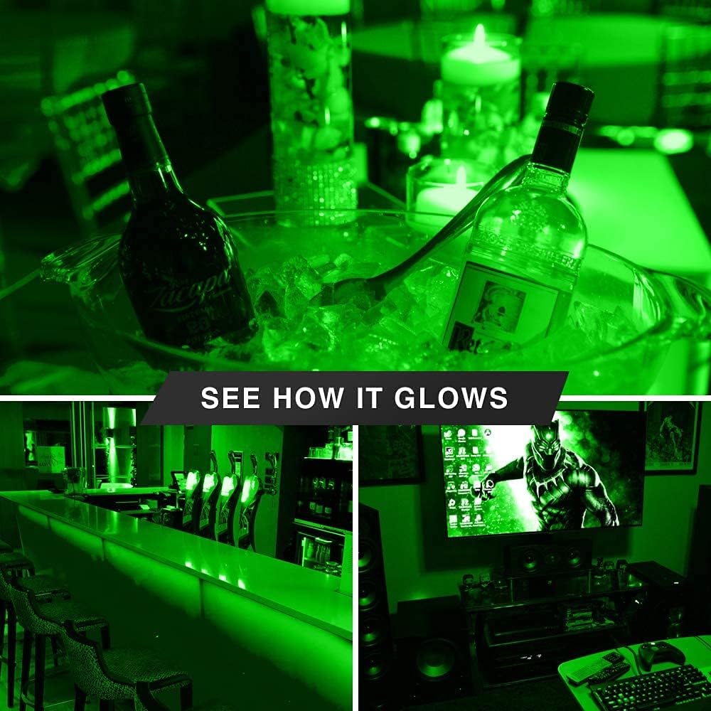 4 Bombillas LED PAR20 E26 8W Regulables Color Verde