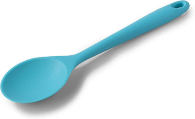 Cuchara silicona antiadherente azul 11/28cm