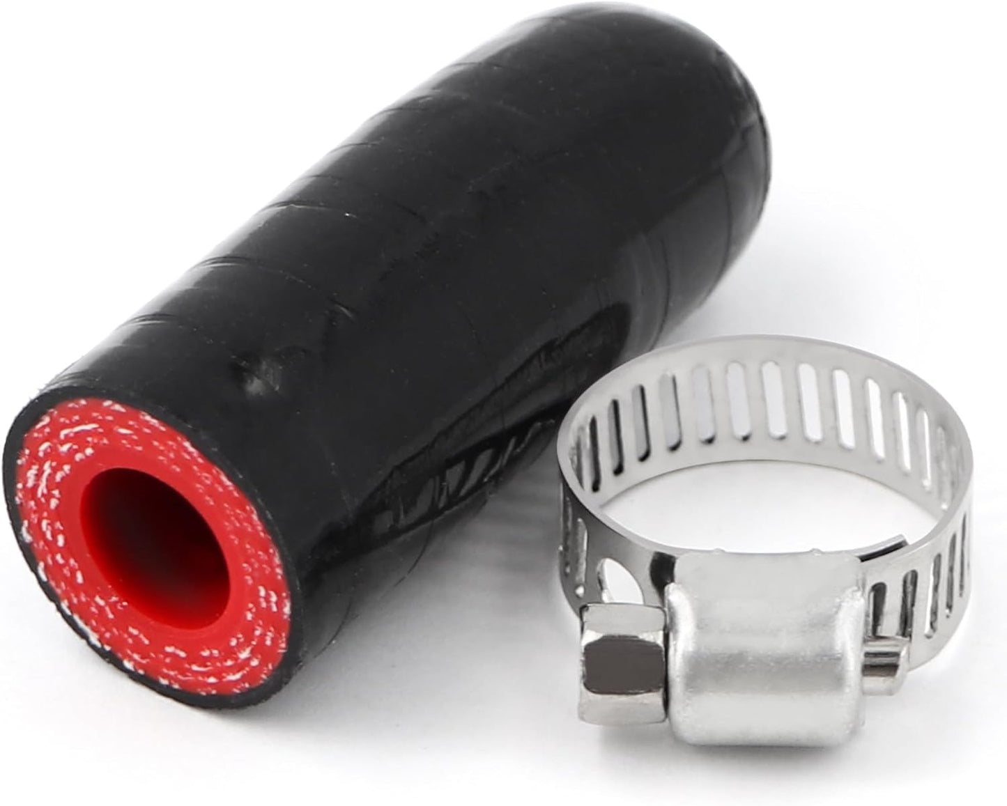 Tapón manguera silicona reforzada 3/8" para válvula turbo