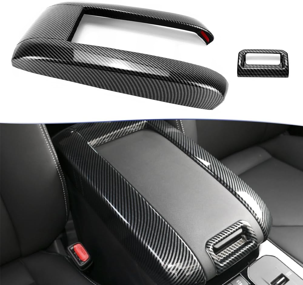 Funda reposabrazos Highlander estilo fibra carbono