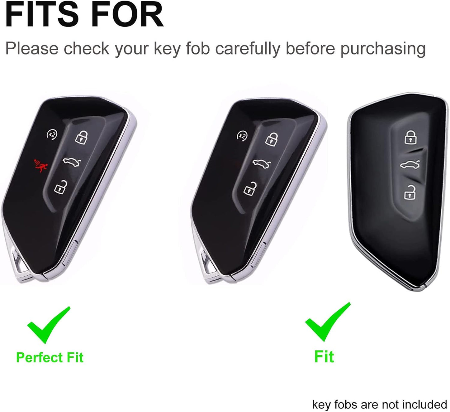 Funda llavero VW ID.4 ID.3 MK8 Golf GTI Skoda Octavia