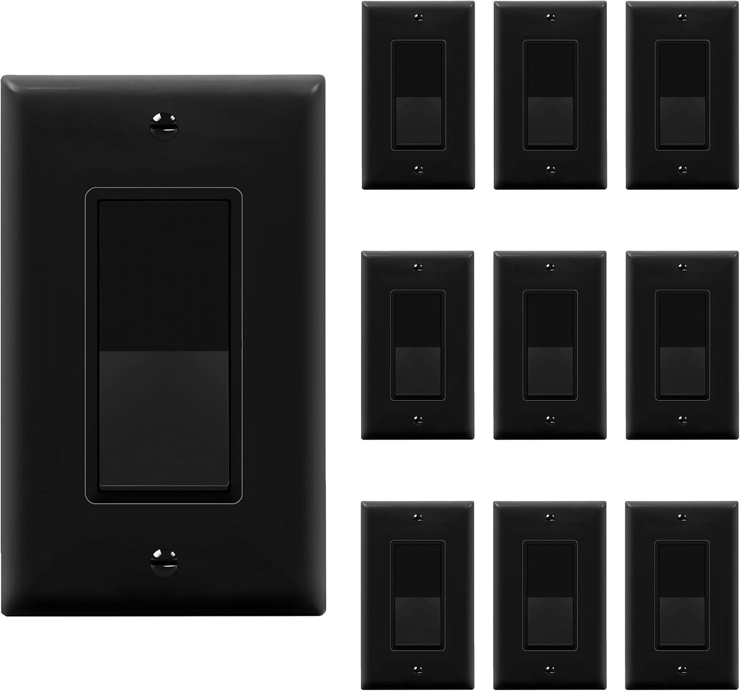 Interruptor luz basculante decorativo 15A 120V/277V UL