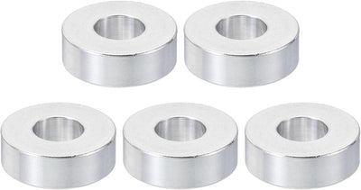 Espaciadores aluminio M10 5 pzas 0.41x0.95x0.32pulg