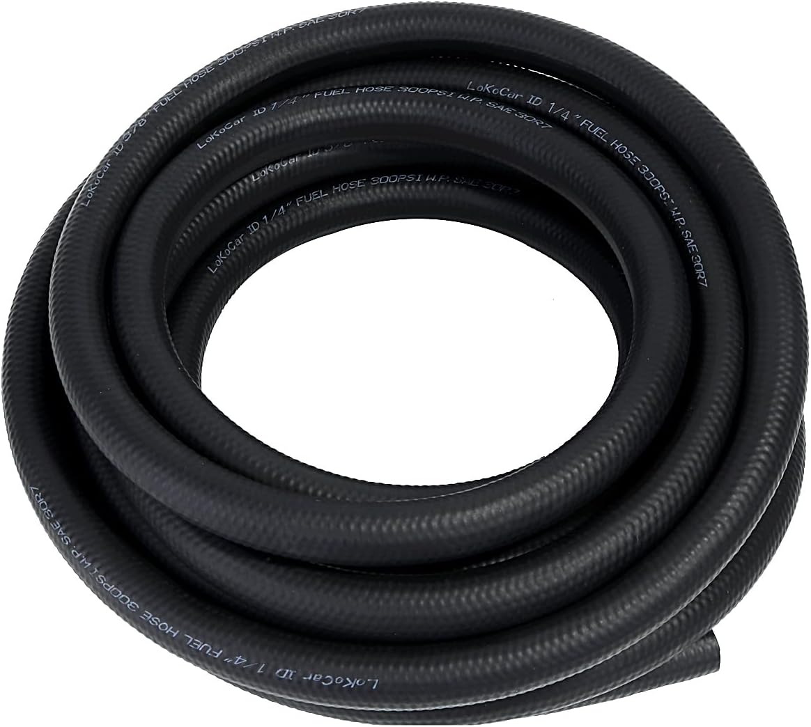 Manguera combustible goma Push Lock 1/4" 25 pies 300PSI