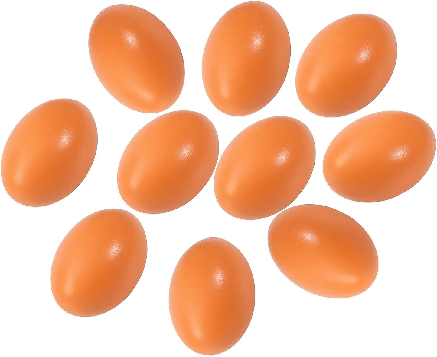 Huevos falsos de madera para pollos 10 Uds