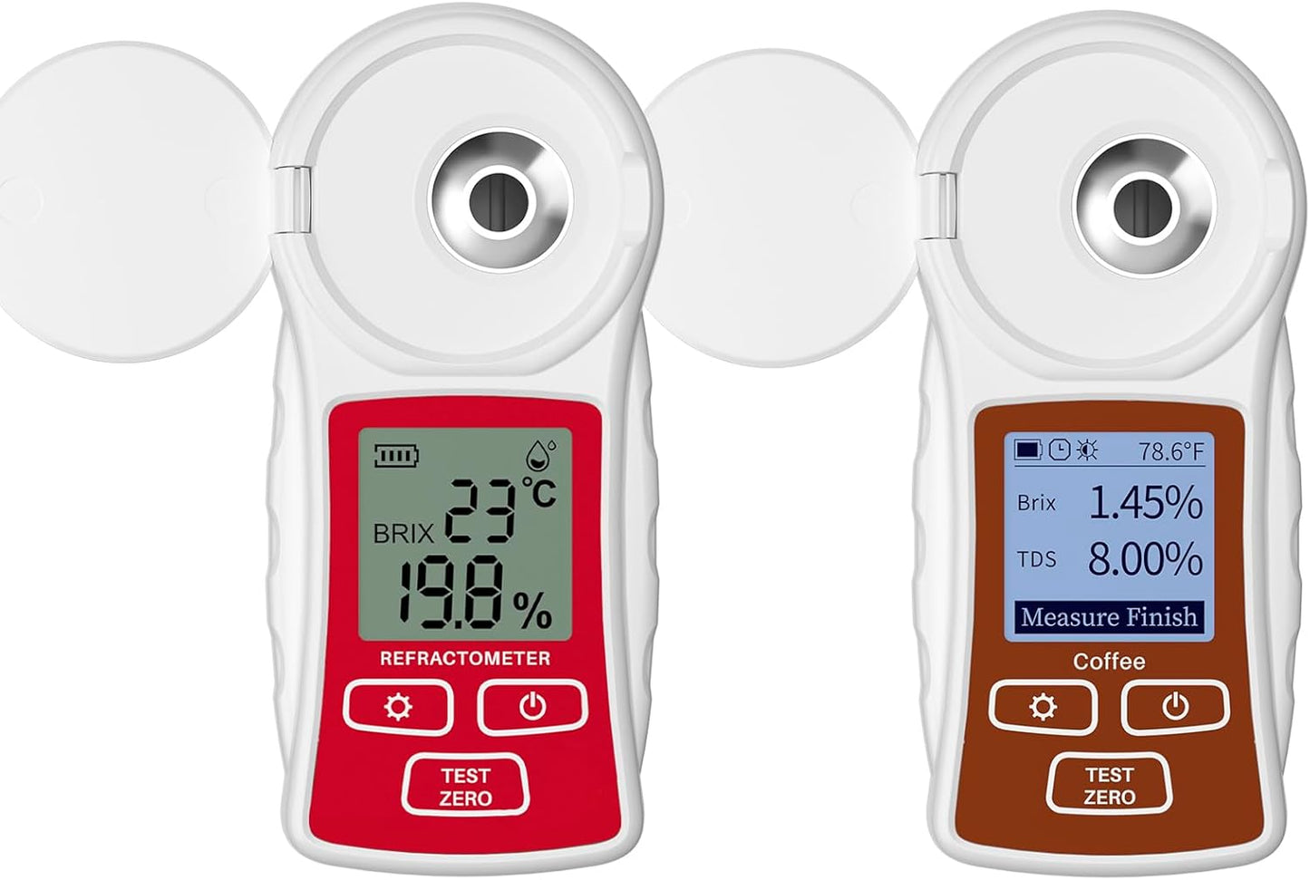 Refractómetro Brix Profesional para Café con Calibración Automática