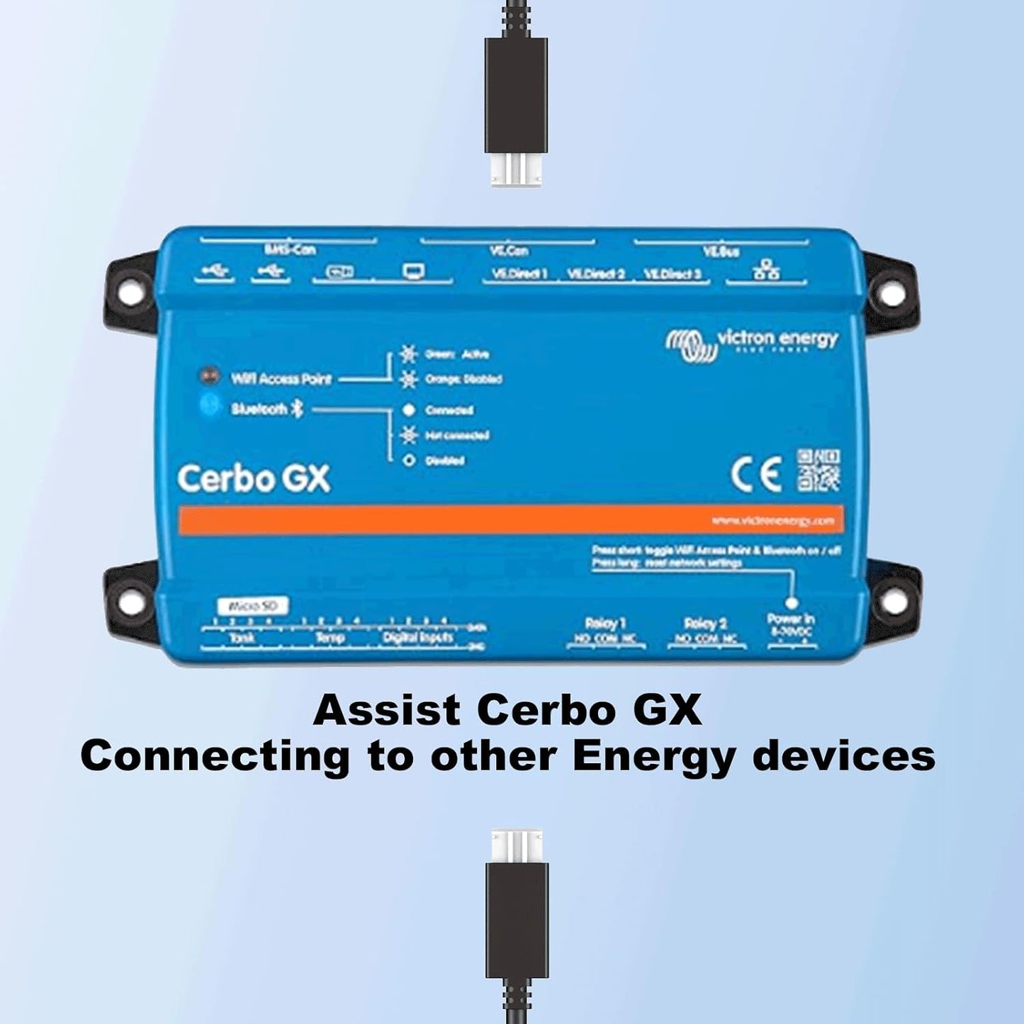 Cable 3.5pies comp Victron Energy Control GX VE.Direct