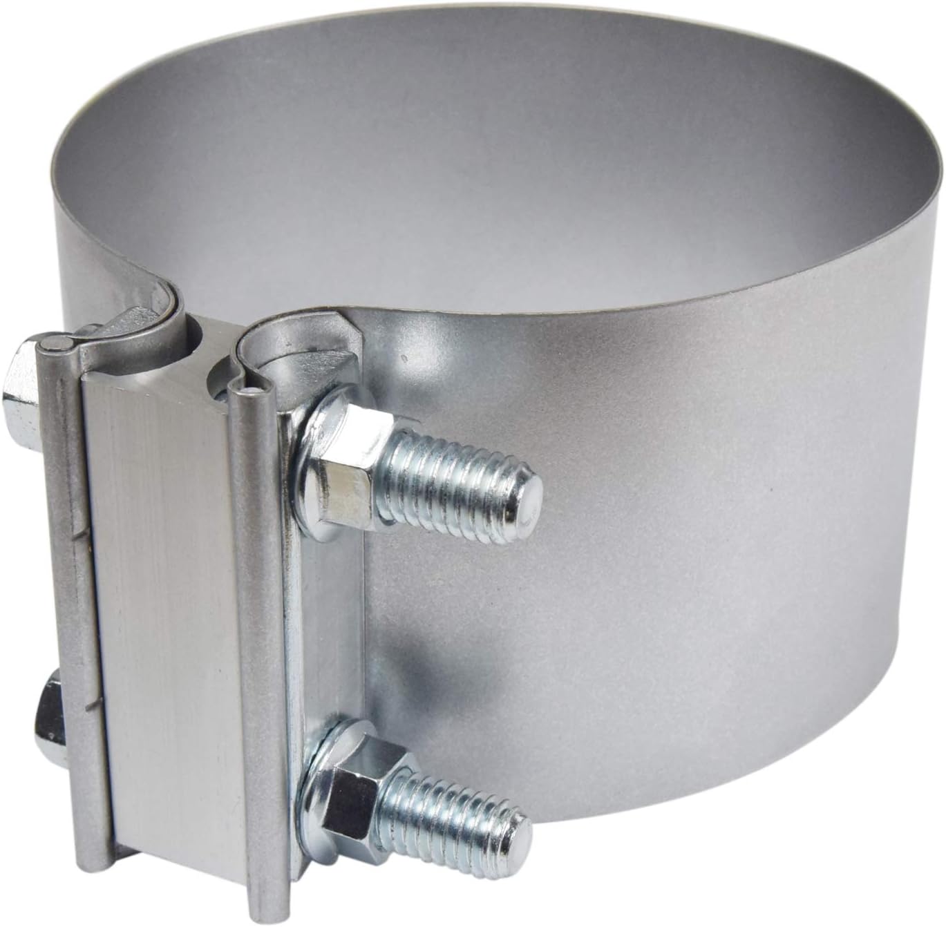 Abrazadera unión tope acero aluminizado