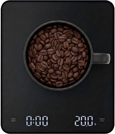Báscula café digital con temporizador 6.6lbs gramos cocina hornear