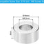 Espaciadores acero inox M8 10pzas 0.32x0.63x0.31pulg