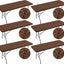 6 Manteles Pícnic Elásticos Impermeables para Mesa 6ft