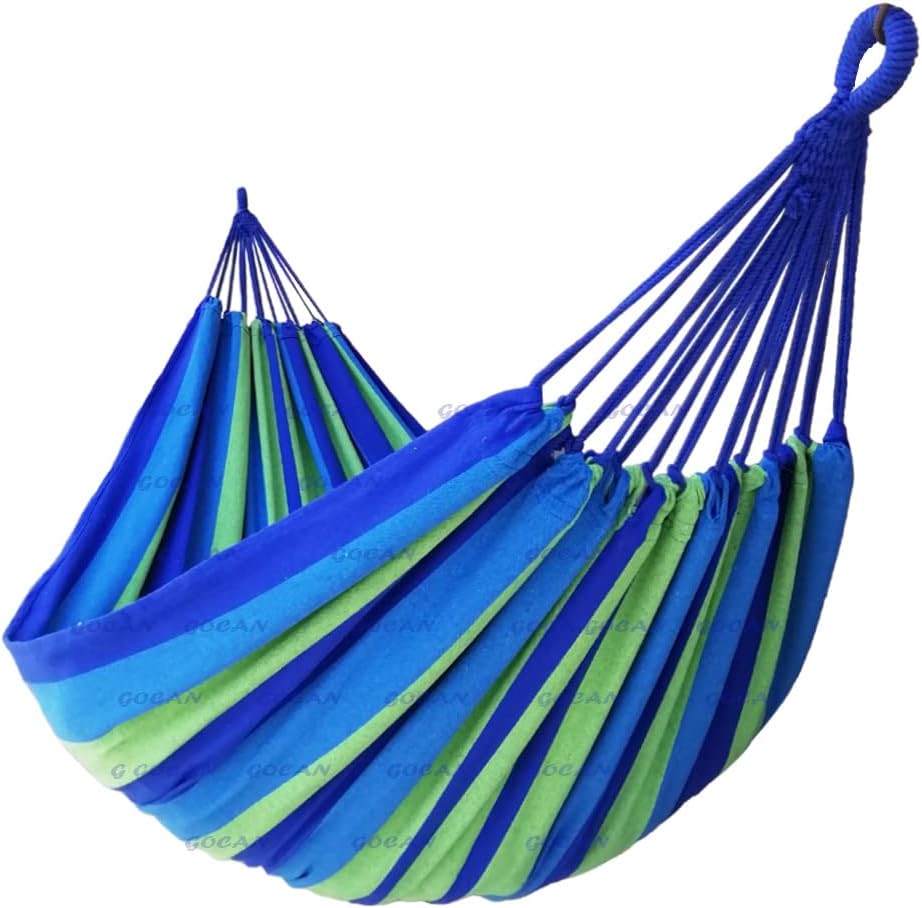 Hamaca doble lona algodón 250x160cm para 2 personas
