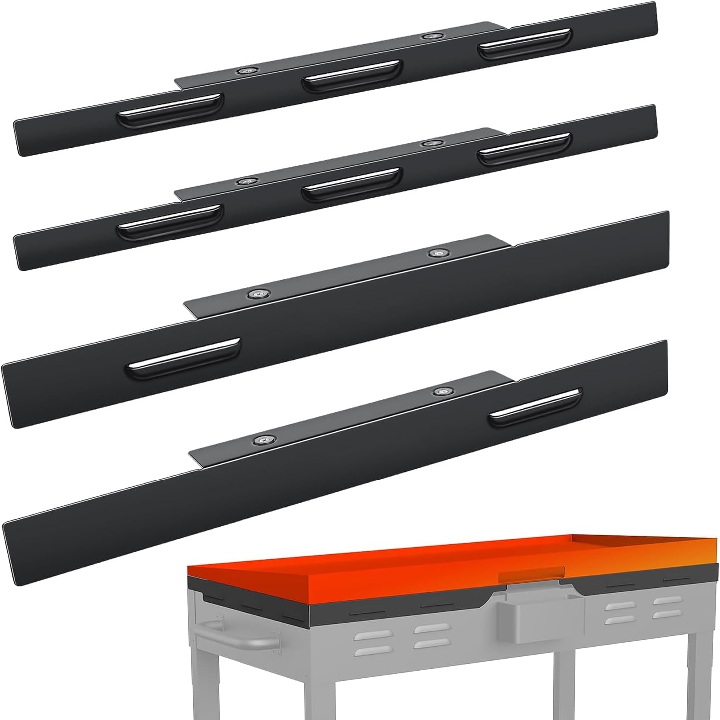 Protectores viento acero Blackstone 36pulg magnéticos