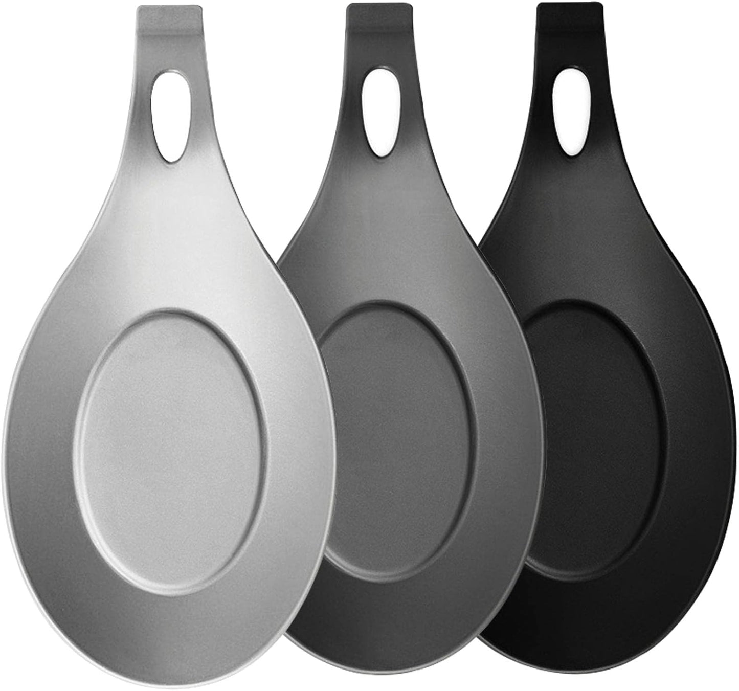 3 Soportes Cucharas Silicona Flexible Estufa