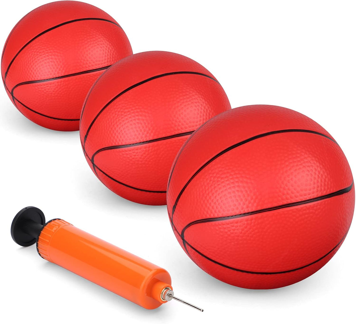 Mini baloncesto 6pulg para aro puerta bola PVC niños