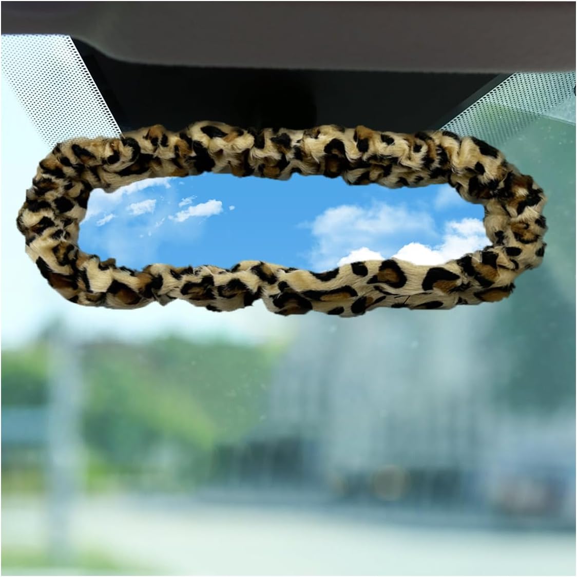 Funda felpa espejo retrovisor universal elástica mujer