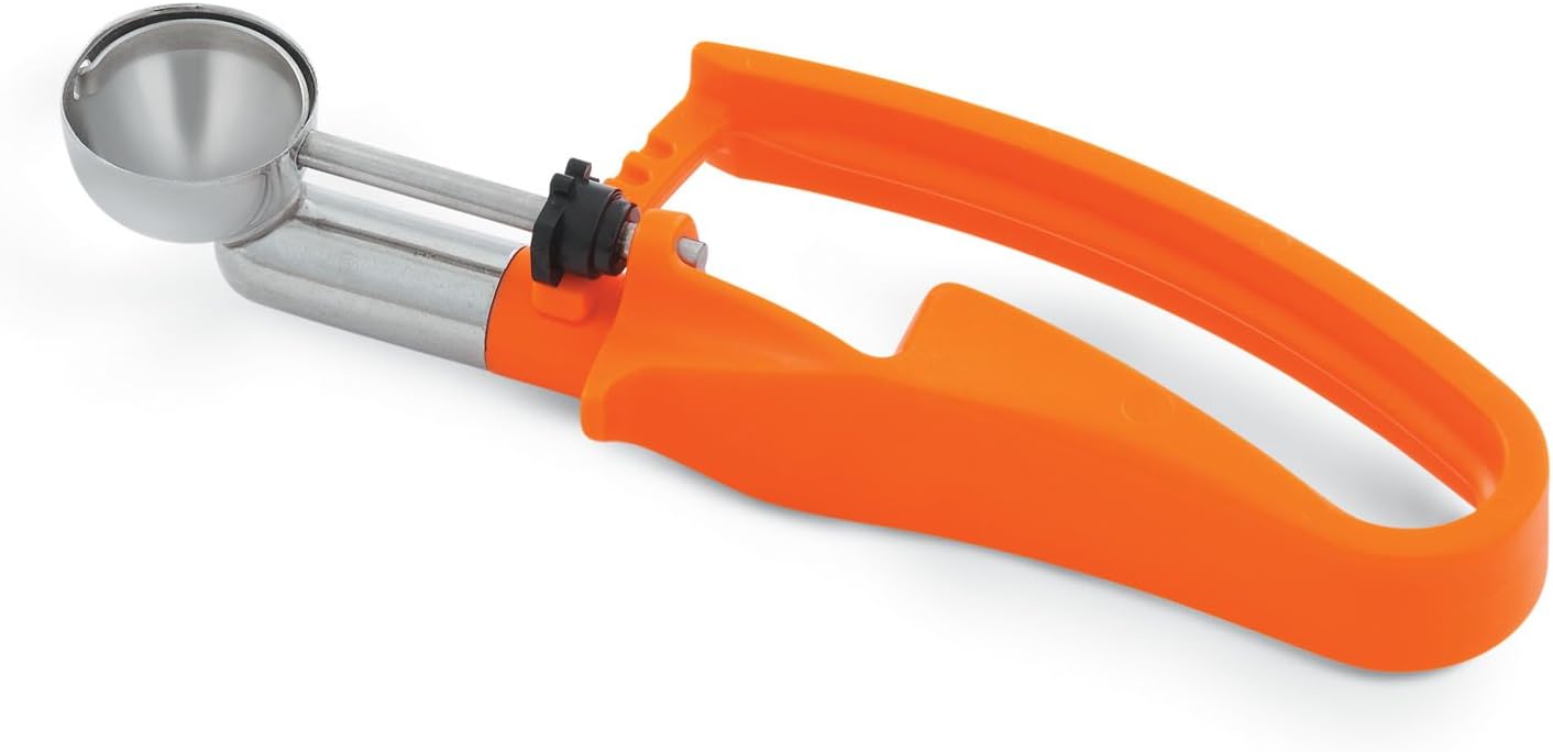 Plato universal para servir alimentos mango naranja 6-3/8pulg