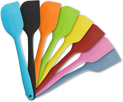 Set 8 Espátulas Silicona Antiadherente Cocina Hornear