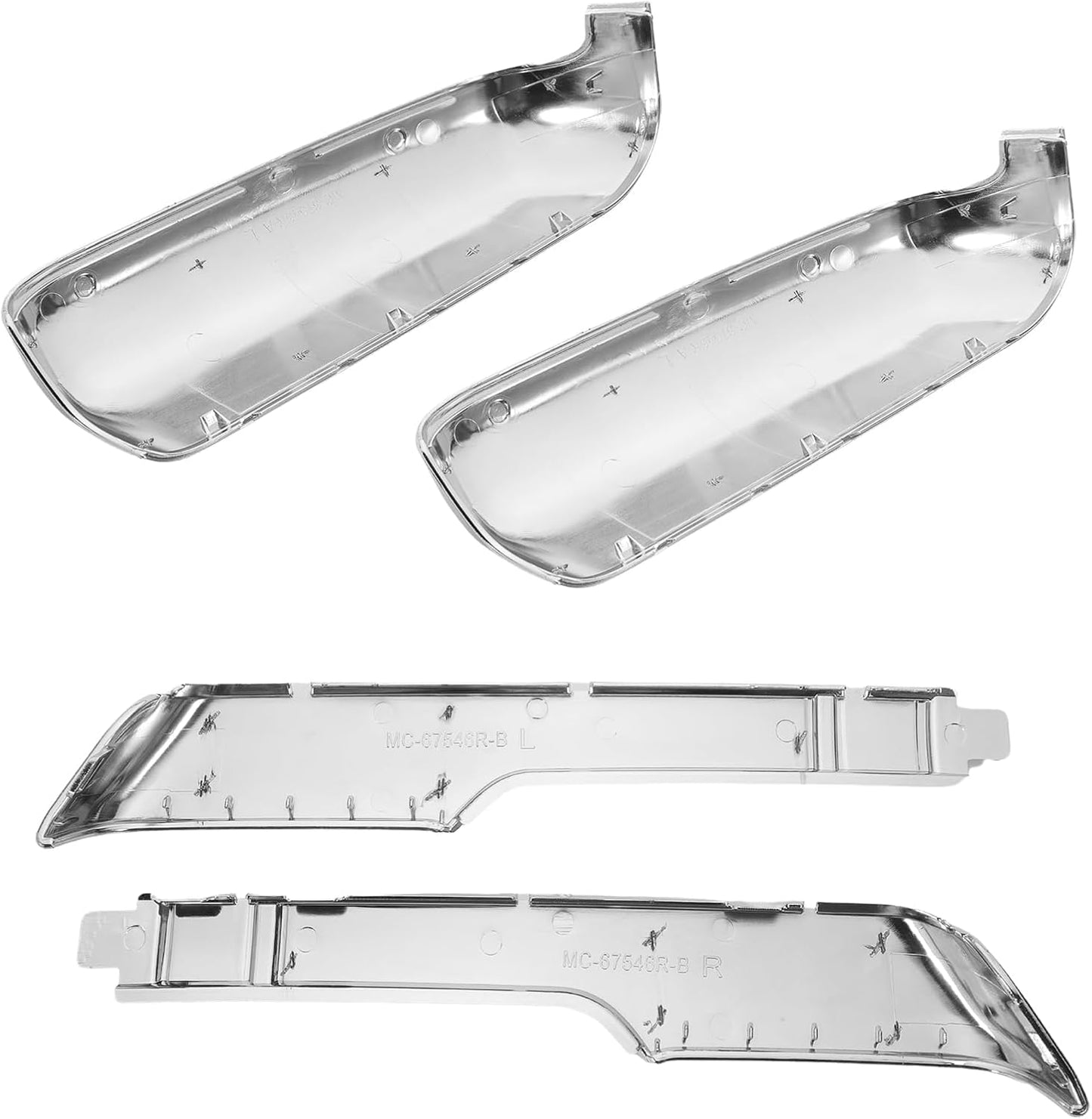 Tapas remolque cromadas plateadas Silverado 2500HD 2020-25