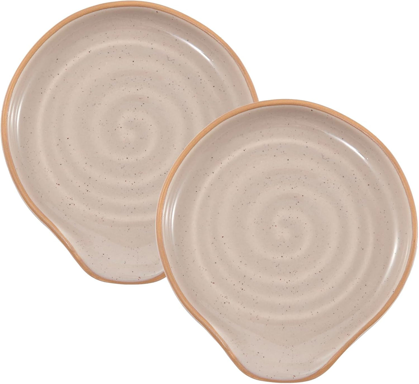 2 Pzas Soporte Cucharas Beige para Microondas