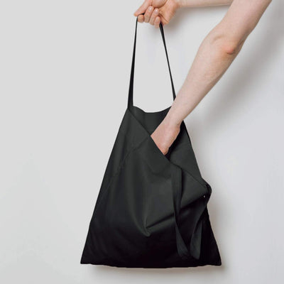 5 Pzas Bolsas Algodón Negro 15x16" con Teflón