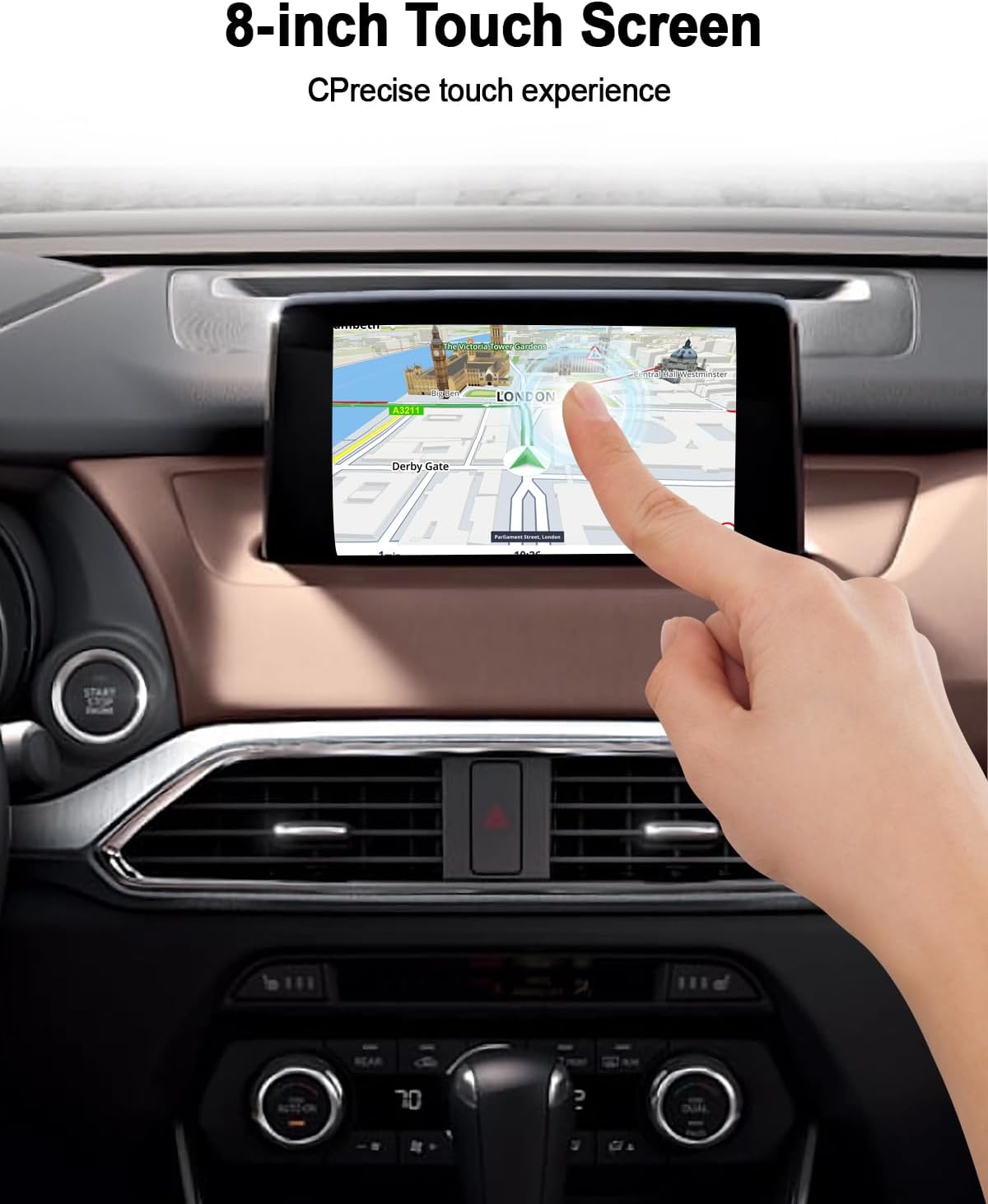 Pantalla táctil digitalizador Mazda CX-9 16-19
