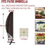 Funda impermeable sombrilla patio 9-14" comp 12-14"