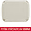 Taburete Bisque Resistente al Deslizamiento para Cocina y Baño