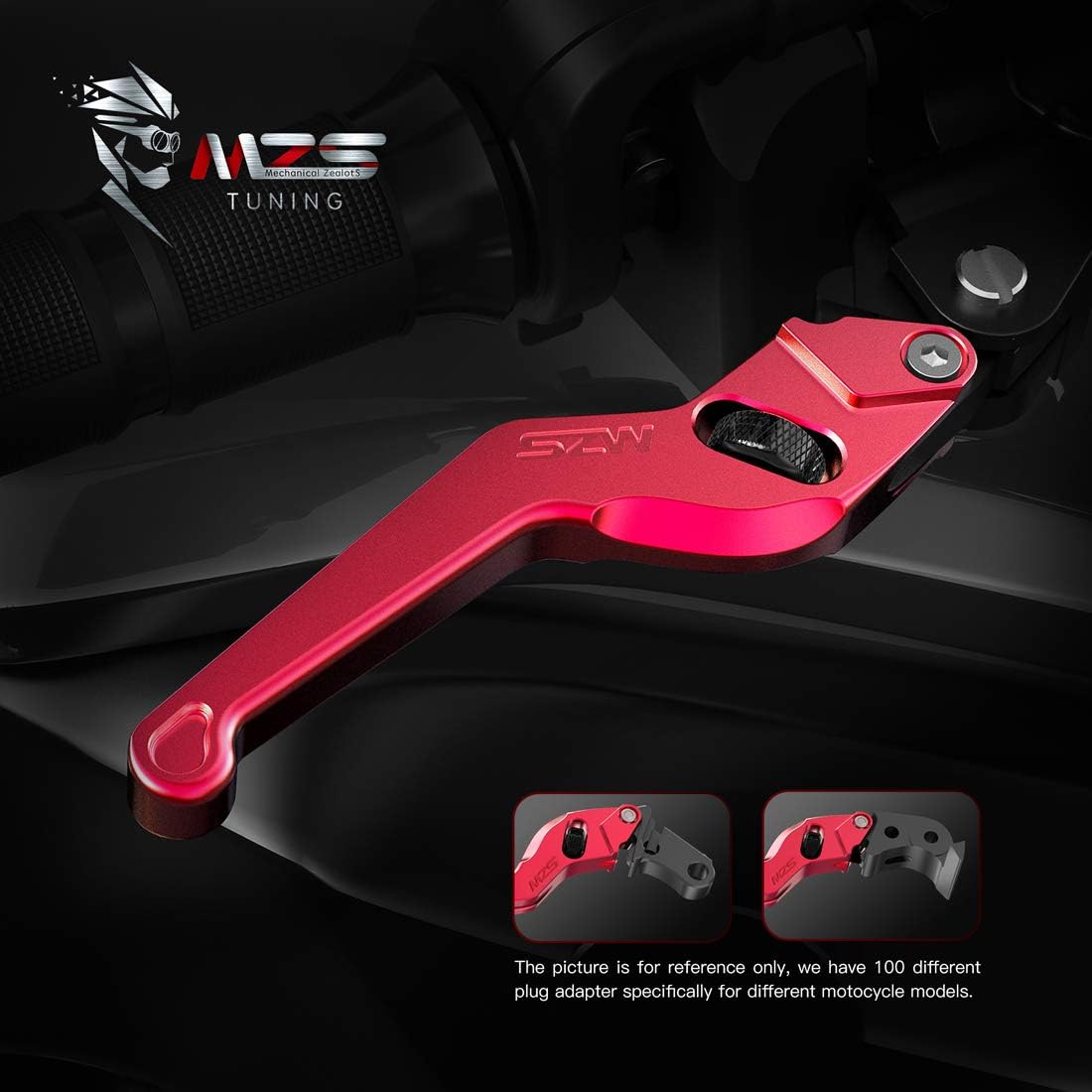 Palancas embrague freno motocicleta CBR 600 F2 F3 F4I rojas