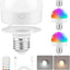 Bombillas LED RGB inalámbricas con control remoto 15 colores