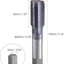 Tornillo Roscado TiCN Cobalto 6542 Plana 4 Flautas