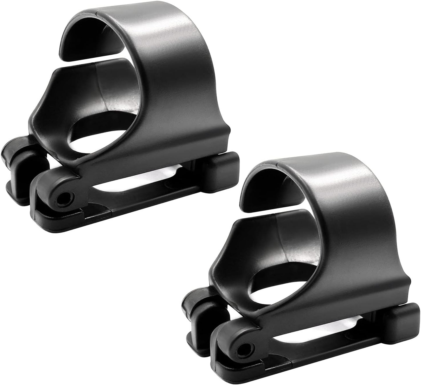 2 Pzas Retenedor Snorkel Plástico Universal Negro