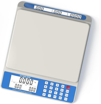 Báscula postal digital 30kg pantalla dual para comercio y envío