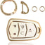 Funda llave coche comp. Cadillac color blanco