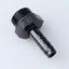 Adaptador entrada combustible 8 ORB macho 3/8 aluminio negro
